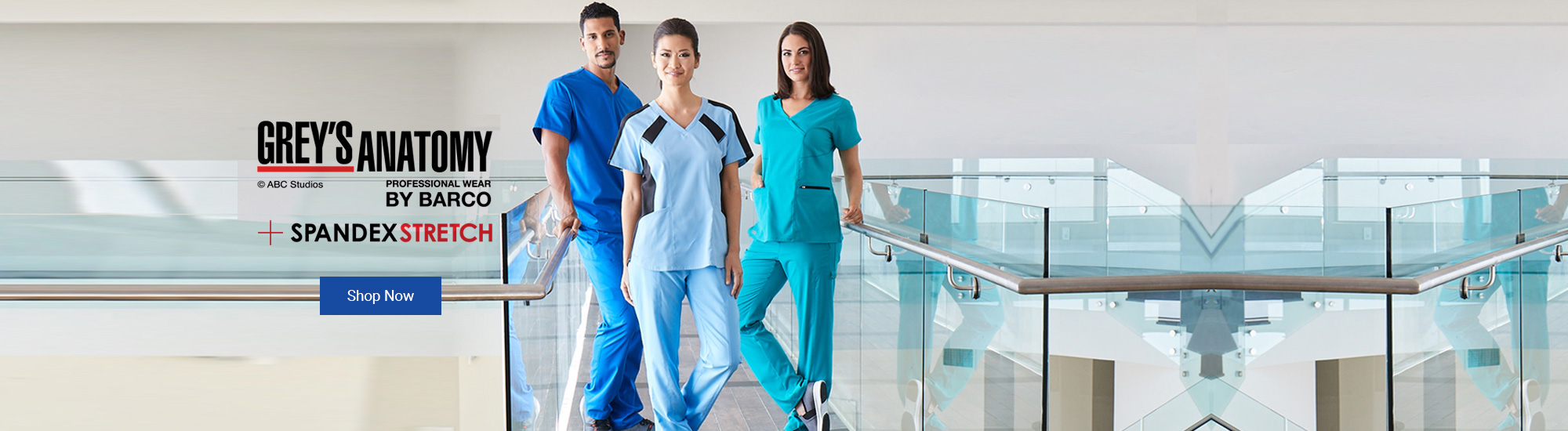 Grey's Anatomy Spandex Stretch medical uniforms
