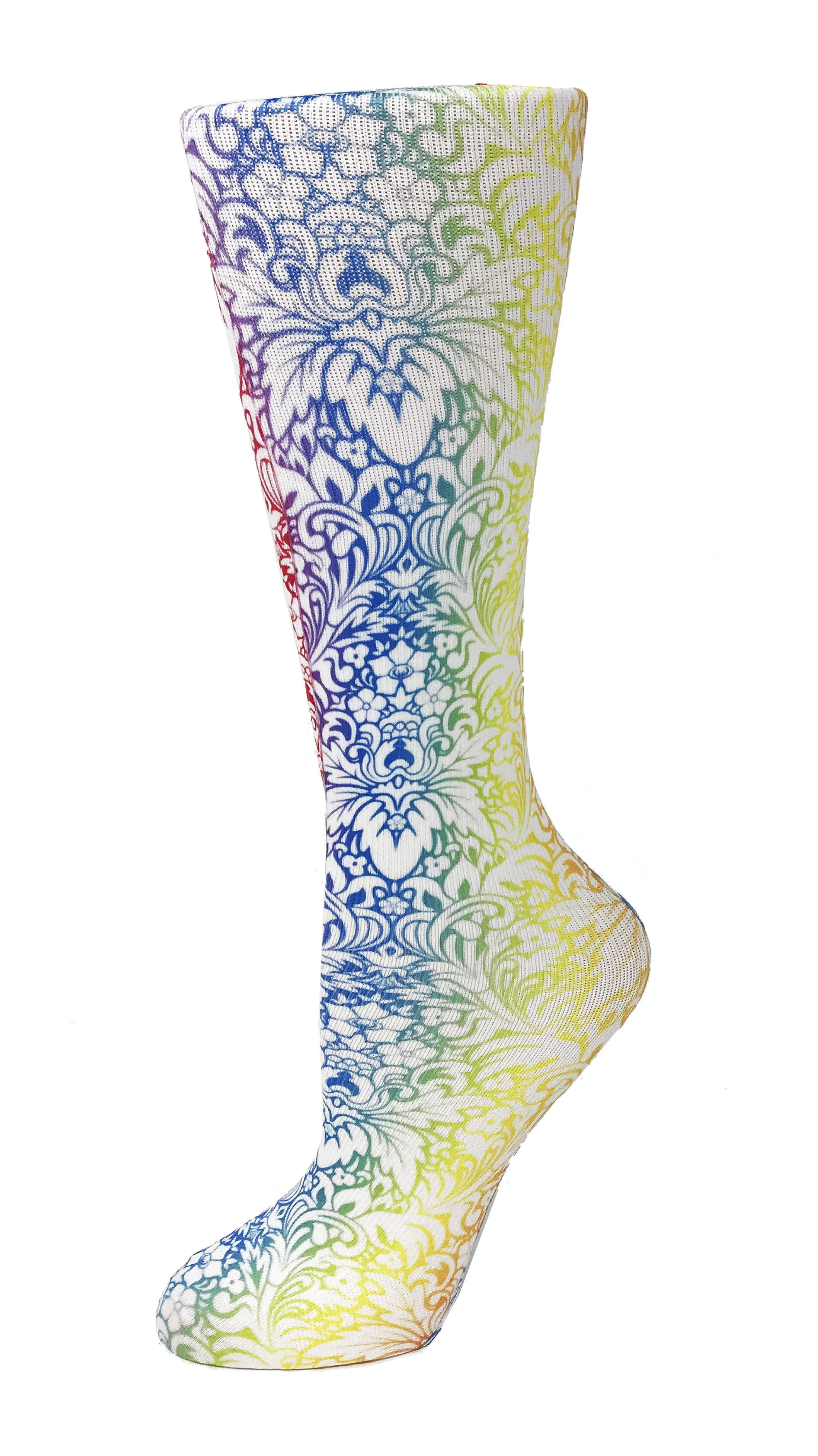 Floral Rainbow - Cutieful Compression Socks-
