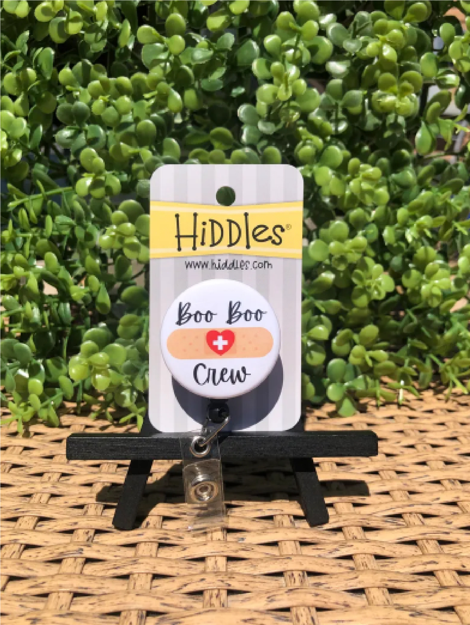 Boo Boo Crew - Hiddles Retractable Badge Reel-Hiddles