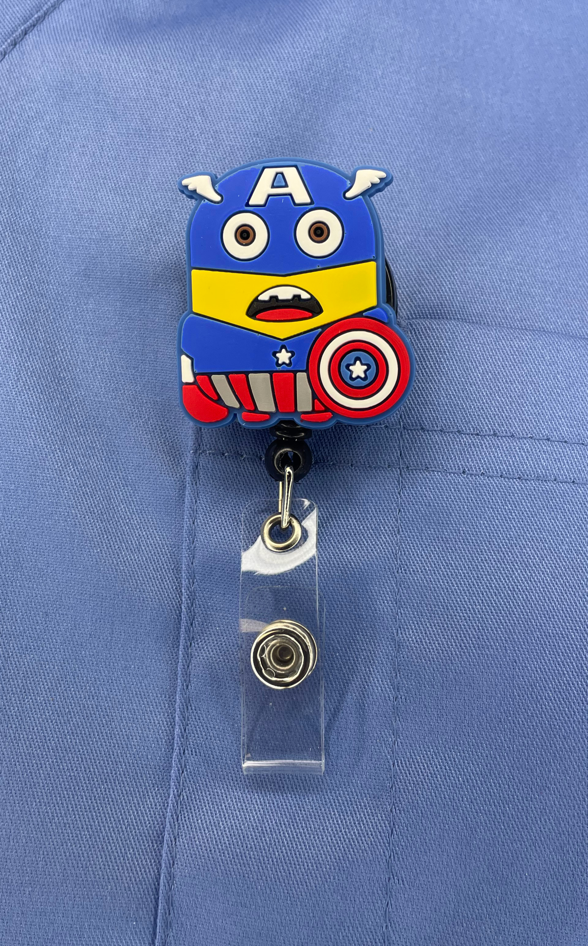 Captain Minion &#45; Cutieful Retractable Badge Reels-Cutieful