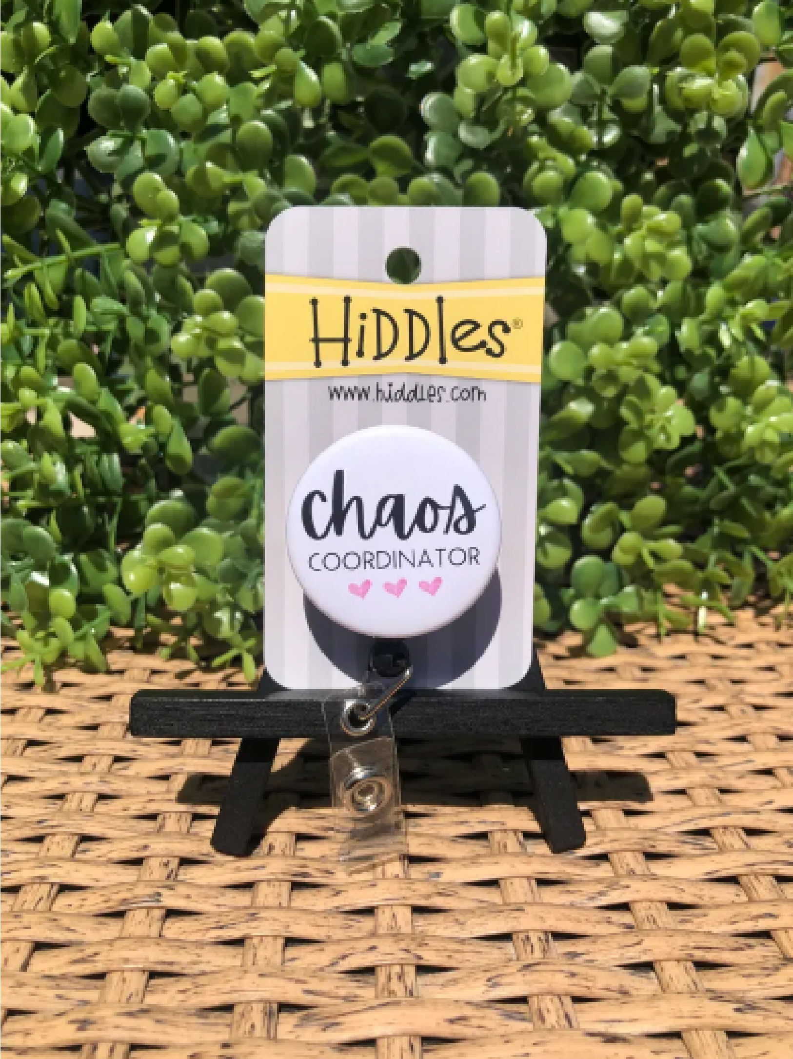 Chaos Coordinator - Hiddles Retractable Badge Reel-Hiddles
