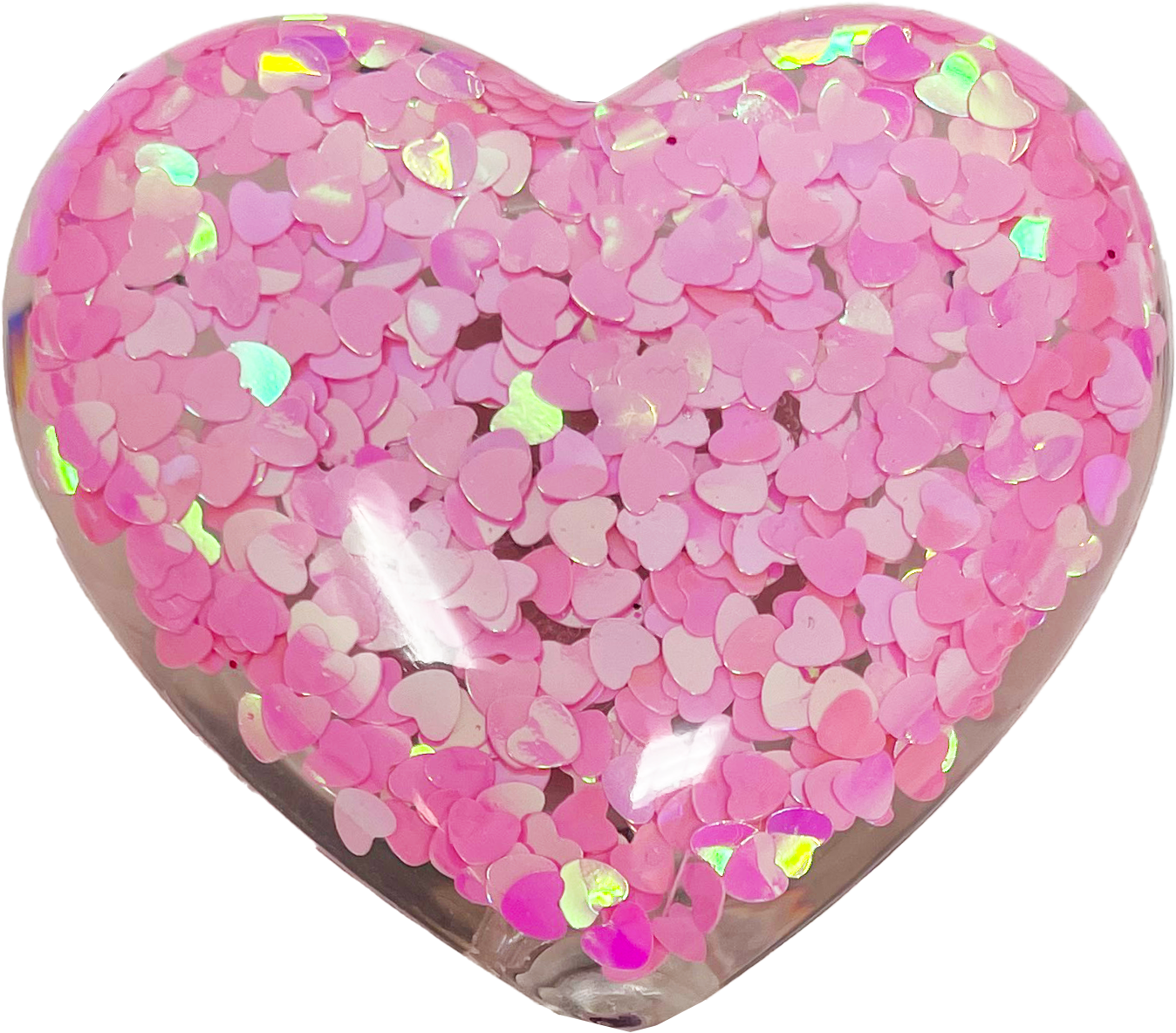 Pink Heart - Cutieful Acrylic Badge Reel-