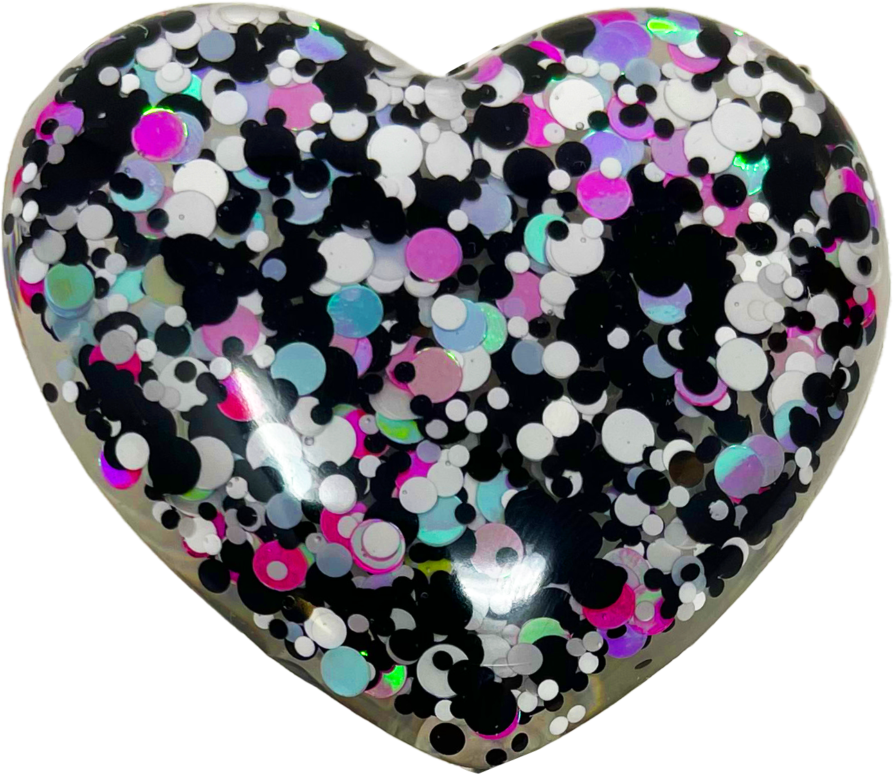 Dalmatian Heart - Cutieful Acrylic Badge Reel-
