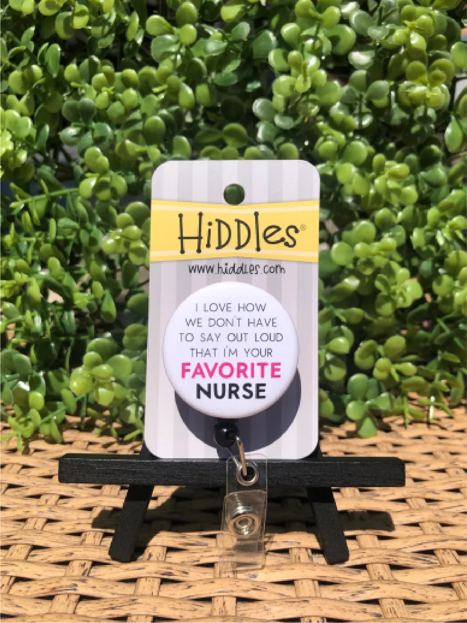 Favorite Nurse - Hiddles Retractable Badge Reel-Hiddles