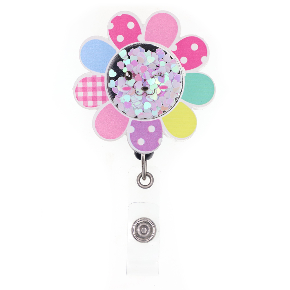 Flower - Cutieful Shaker Badge Reel-Cutieful