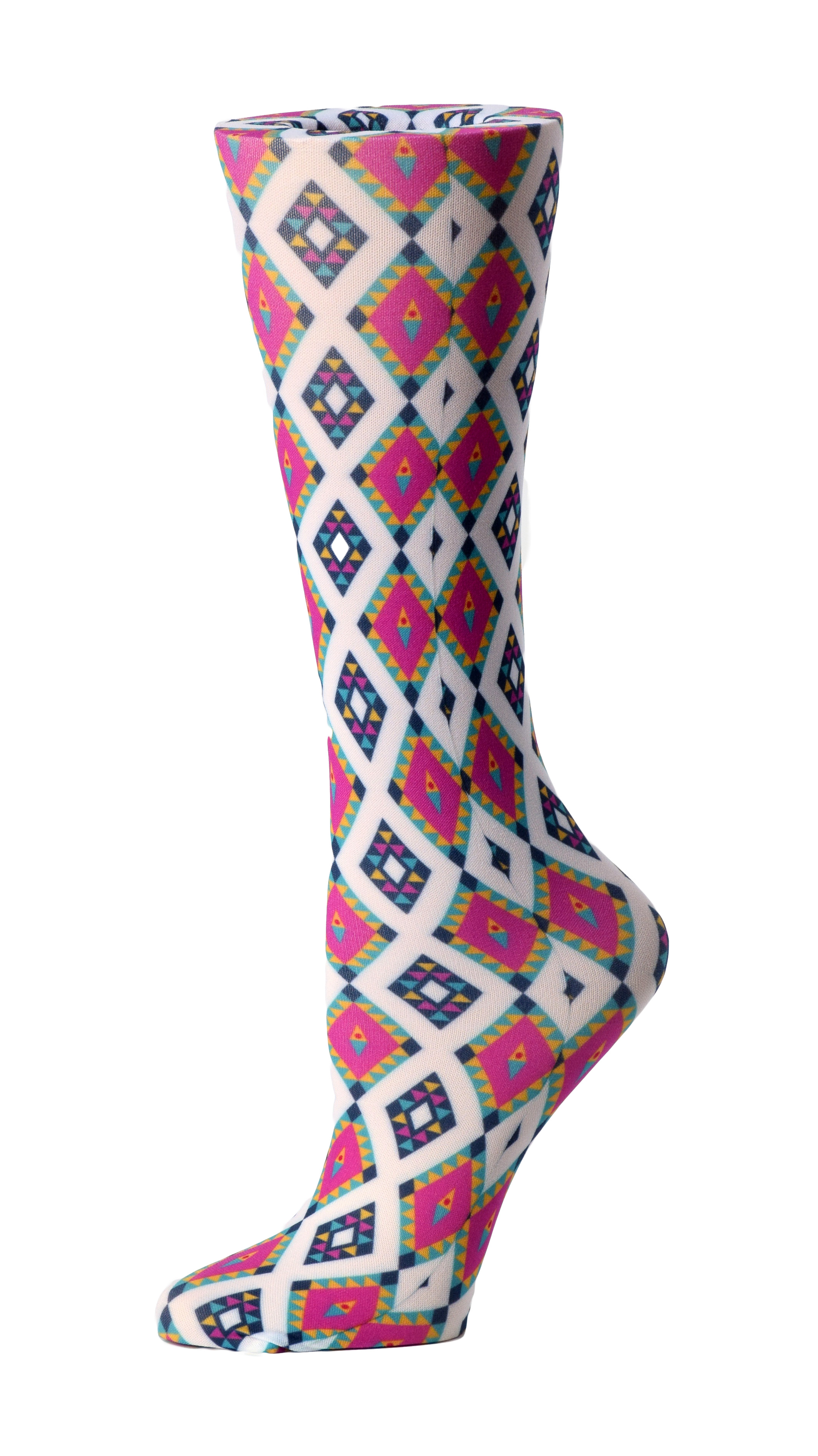 Geometric Aztec - Cutieful Compression Socks-Cutieful