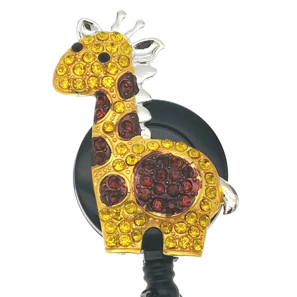 Giraffe - SassyBadge Retractable Badge Reels-Sassy Badge