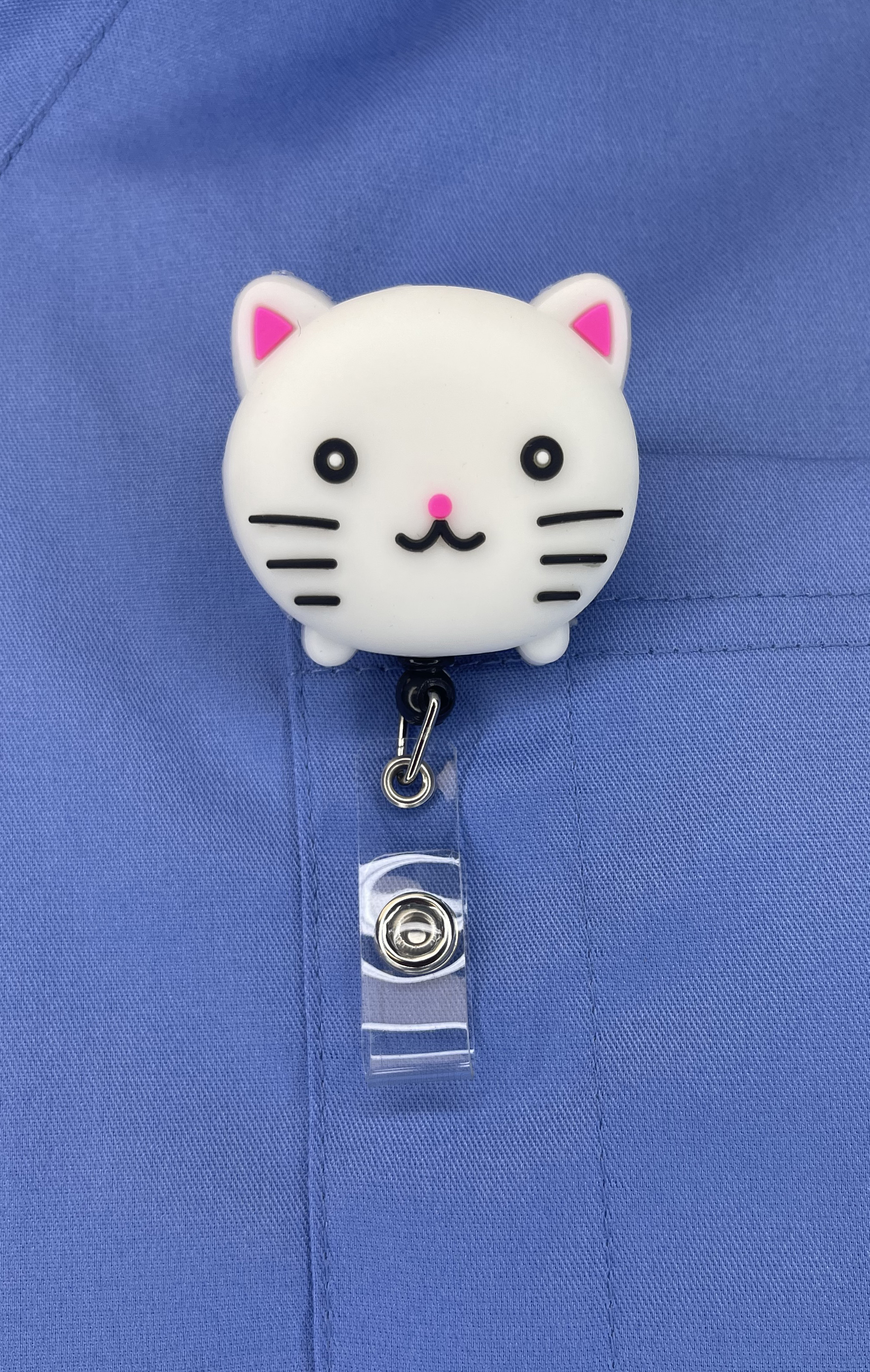 Kitty &#45; Cutieful Retractable Badge Reels-Cutieful