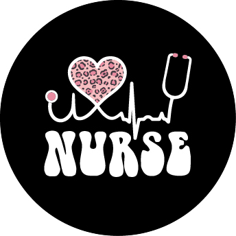 Leopard Nurse - Cutieful Button Cap Badge Reel-Cutieful