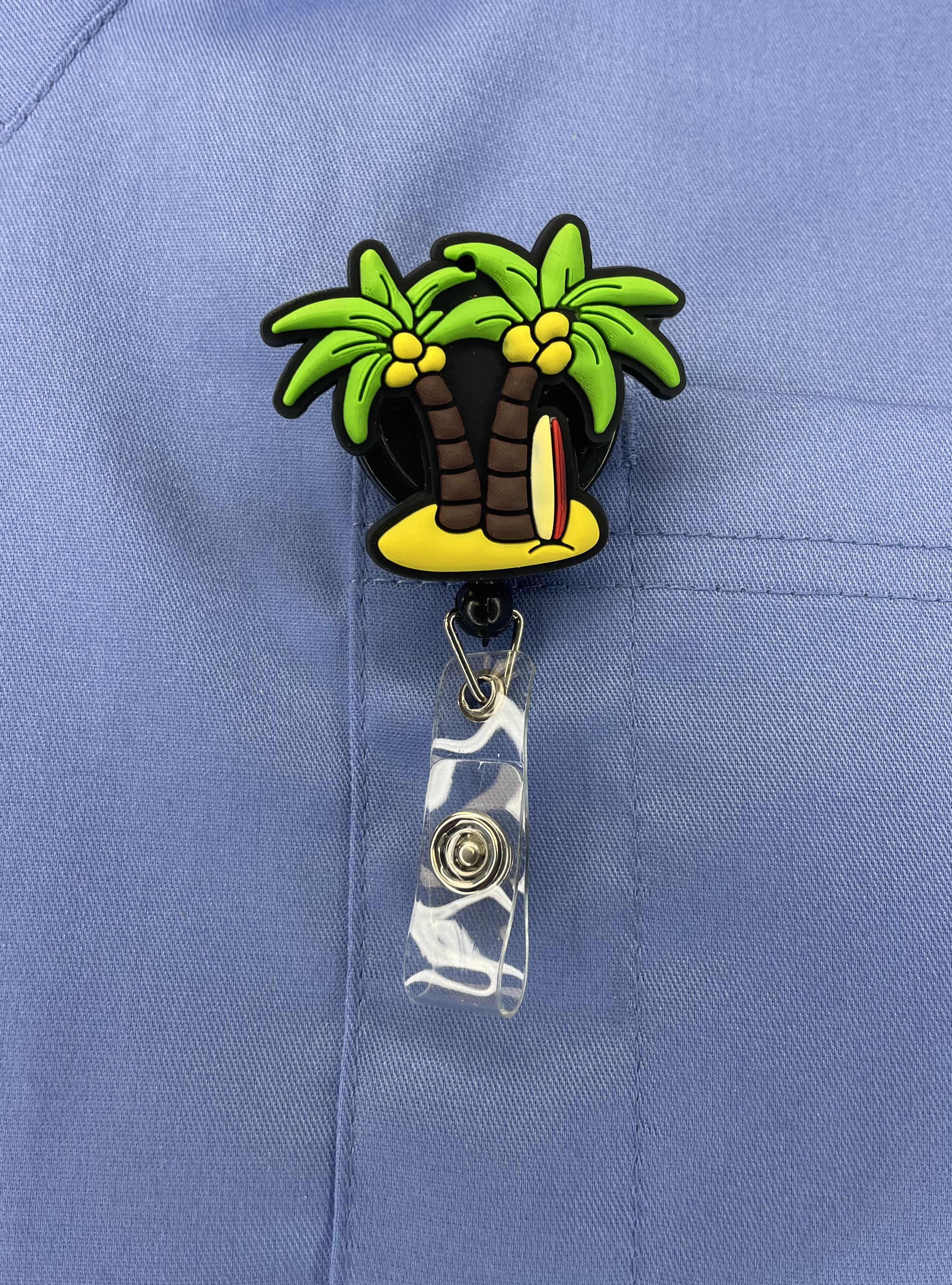 Palm Trees &#45; Cutieful Retractable Badge Reels-Cutieful