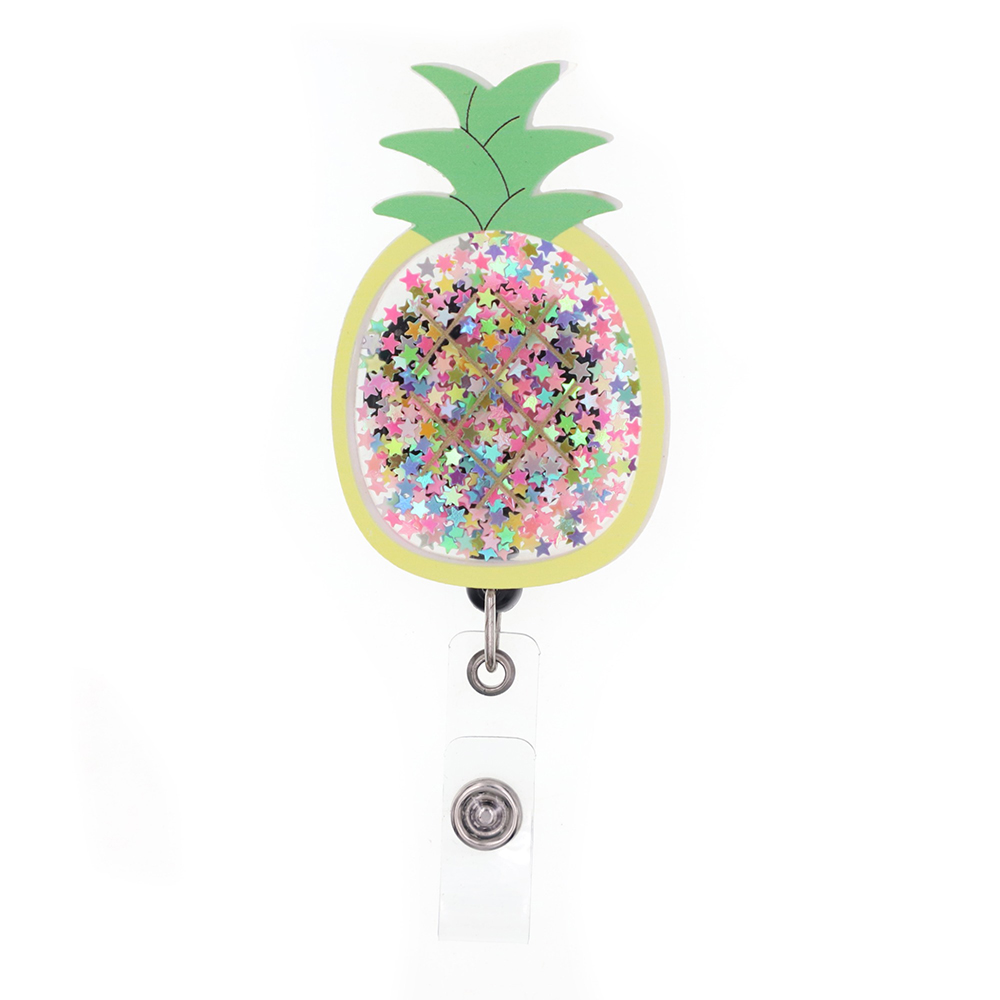 Pineapple - Cutieful Shaker Badge Reel-Cutieful