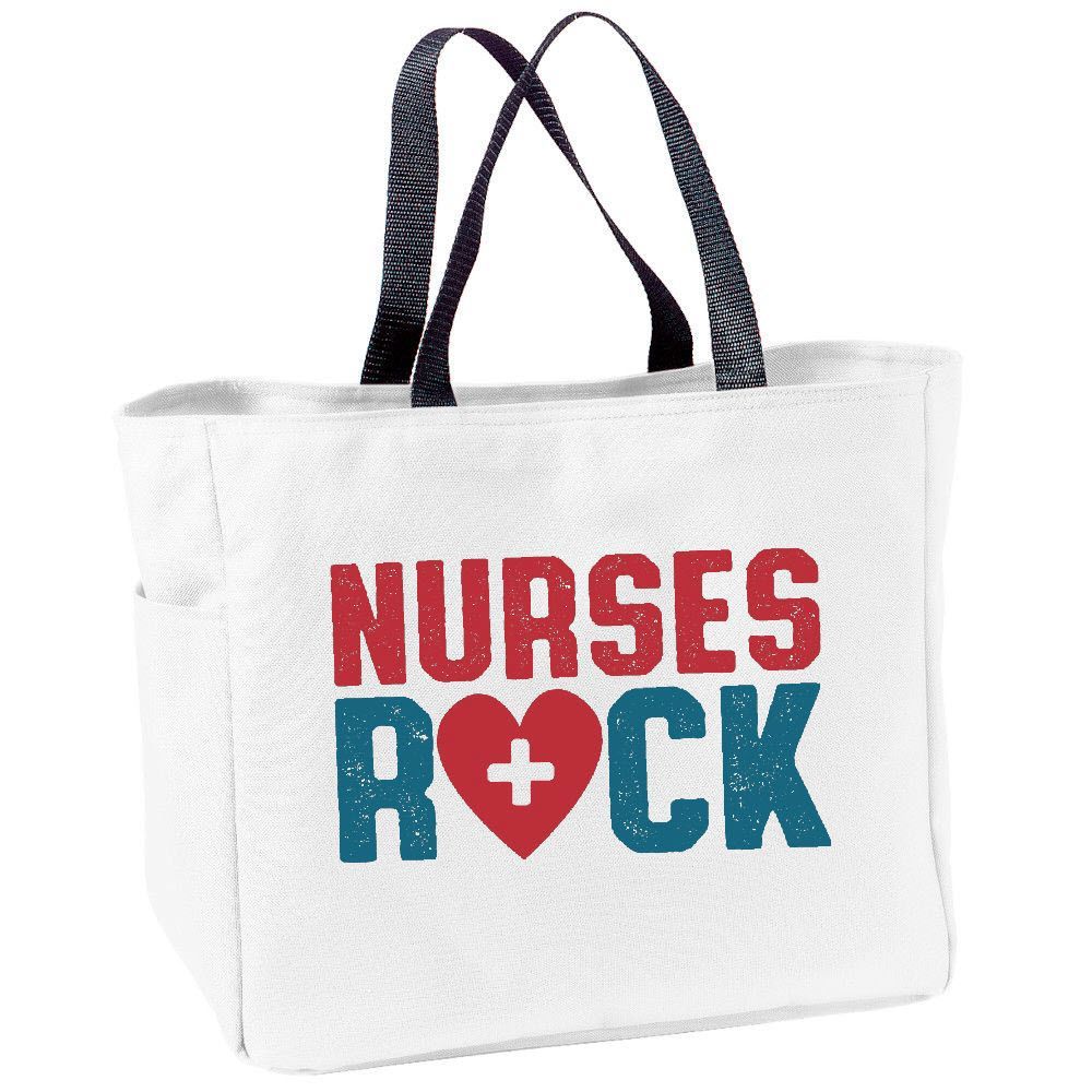 Nurses Rock Tote Bag-Cutieful