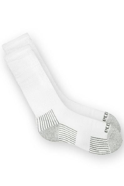 EcoSox Diabetic Over the Calf White/Grey - Large-Ecosox