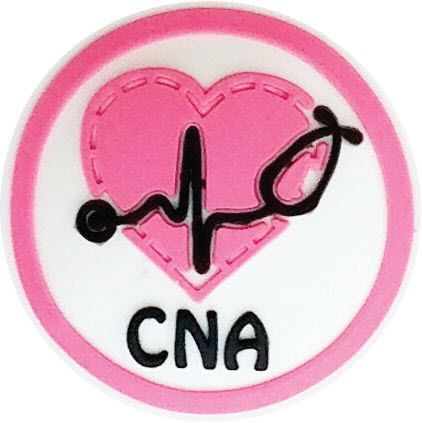 CNA Heart - Smart Charms 3D Rubber Badge Reel-Smart Charms