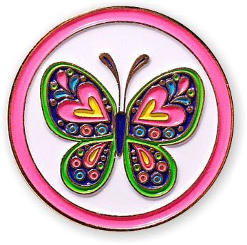 Butterfly - Smart Charms Enamel Badge Reel-Smart Charms