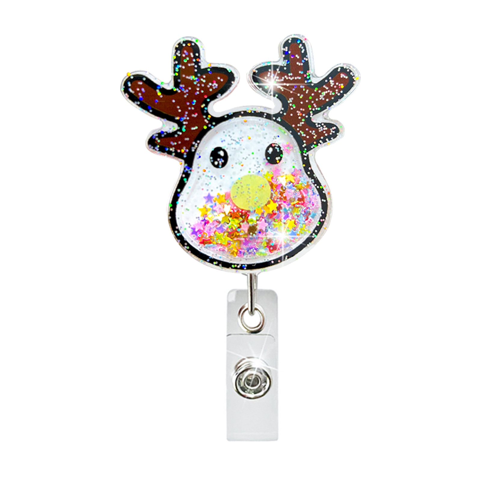 Reindeer - Cutieful Shaker Badge Reel-Cutieful