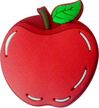 Apple - Smart Charms 3D Rubber Badge Reel-Smart Charms
