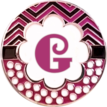 Letter G - Smart Charms Enamel Badge Reel-Smart Charms