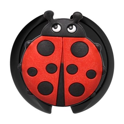 Ladybug - 3D Rubber Stethoscope ID Tag-Smart Charms