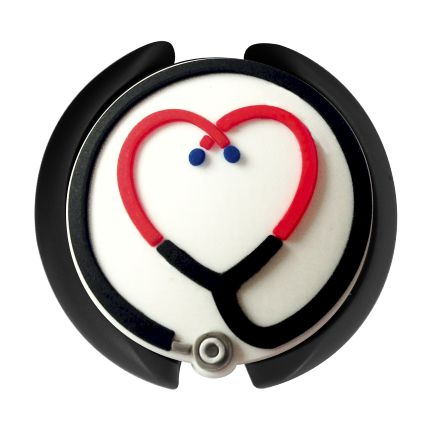Stethoscope - 3D Rubber Stethoscope ID Tag-Smart Charms