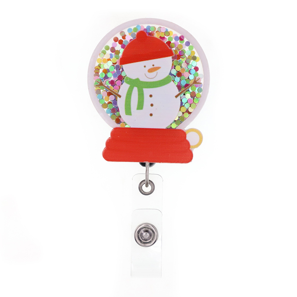 Snowglobe - Cutieful Shaker Badge Reel-Cutieful