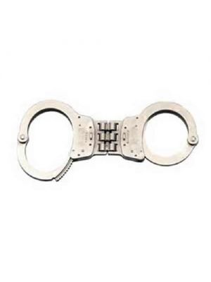 300 S&W Hinged Nickel Handcuffs-SMITH&WESSON