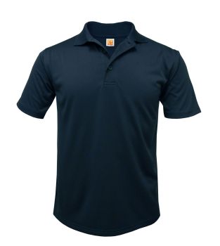 Mens Moisture-Management Jersey Polo Shirt-