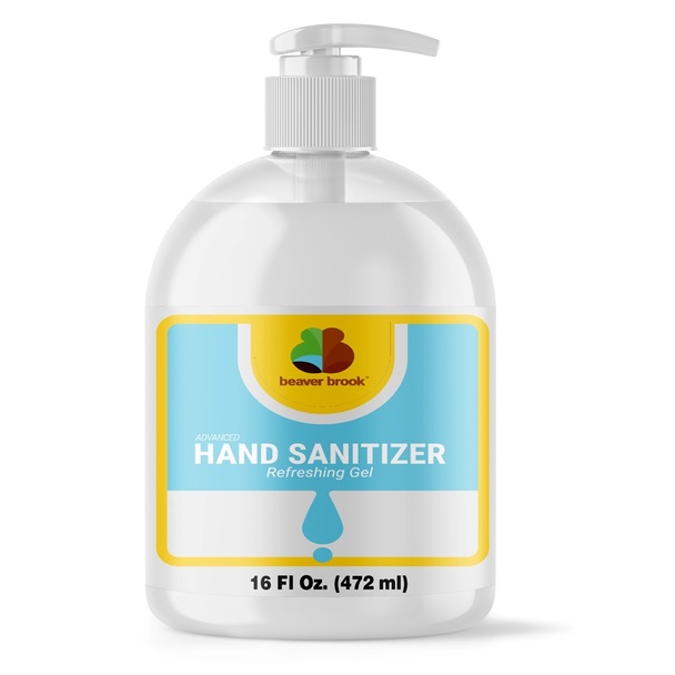 Hand Sanitizer, Refreshing Gel, 70% Ethyl Alcohol, Made in USA - Case of 24-bordovabrand