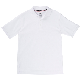 Boys&#8216; Short Sleeve Pique Polo Shirt - Husky-French Toast