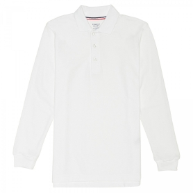 Boys&#8216; Long Sleeve Pique Polo Shirt-French Toast