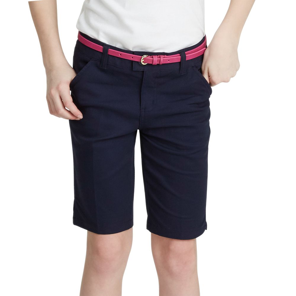 French Toast Girls&#8216; Flat Front Short-