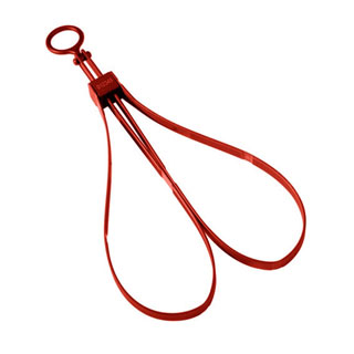56191 Training Restraints Chain Tri-Fold 6-Pak (Red)-ASP