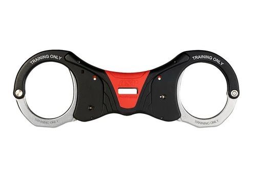7488 Training Restraints Chain Rigid Ultra Cuffs (Red)-ASP