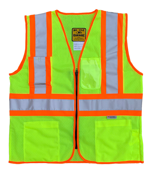 Buy Game Sportswear Mesh D.O.T. Vest with Pockets - Game Sportswear Online  at Best price - RI