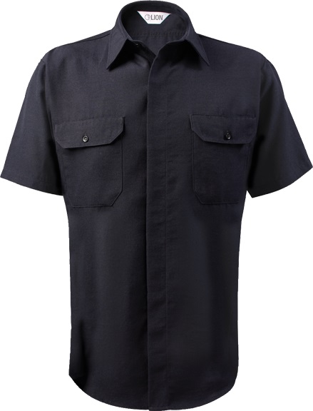 Buy Lion StationWear Brigade Poly Cotton Short Sleeve Shirt - Lion Online  at Best price - RI