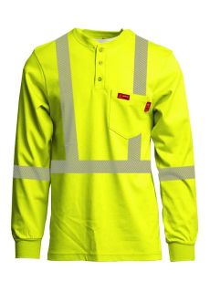 Hi-Viz Henleys | Inherent Blend | Class 2-Lapco