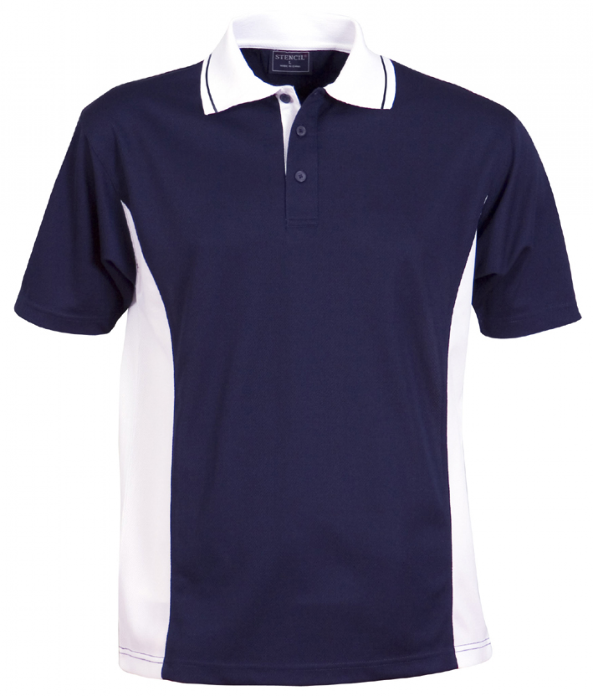 Stencil Active 1031 Mens SS Polos-Stencil 