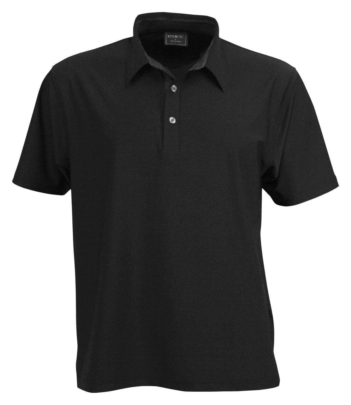 Stencil Argent 1059 Mens SS Polos-Stencil 