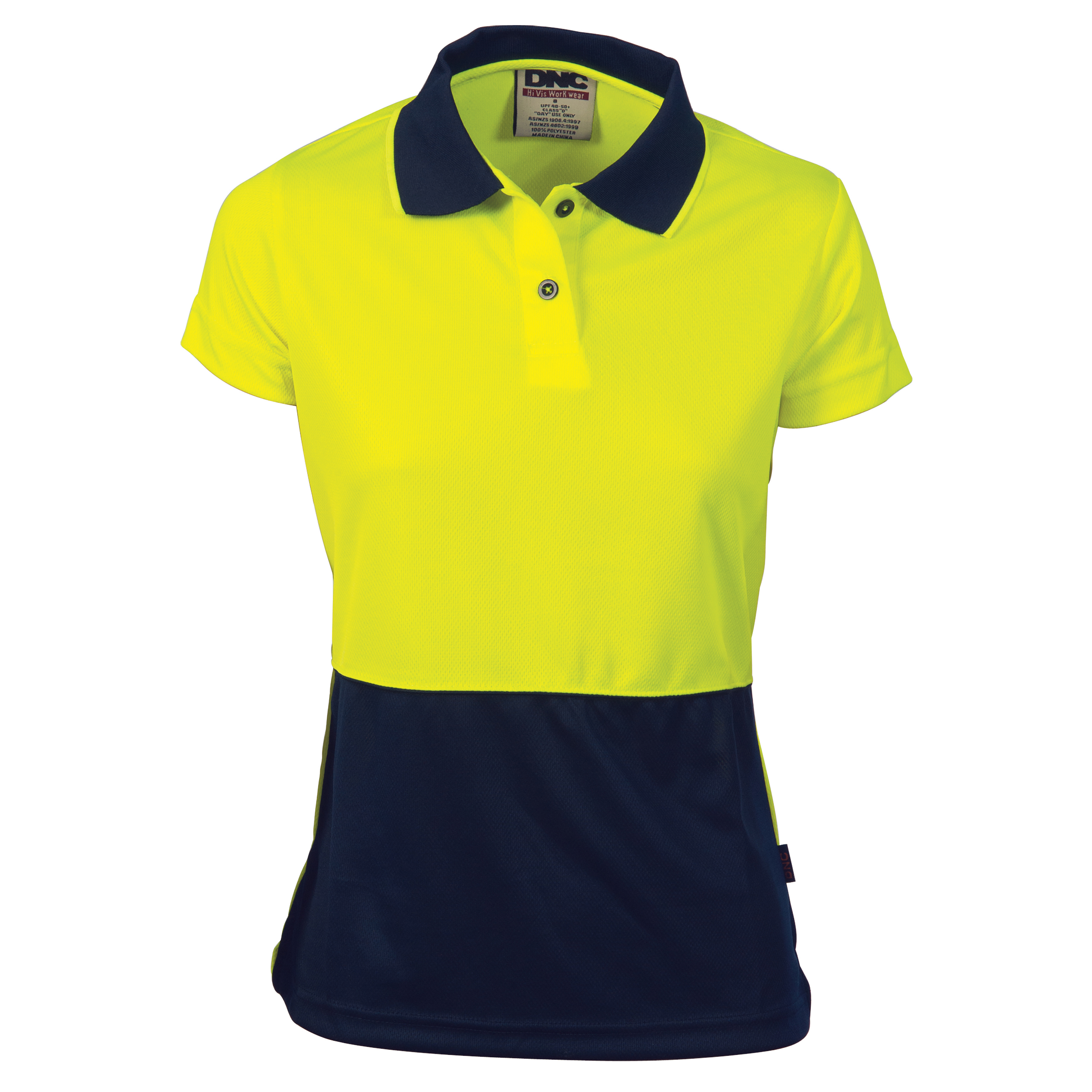 DNC Ladies HiVis Two Tone Polo - Short Sleeve-DNC