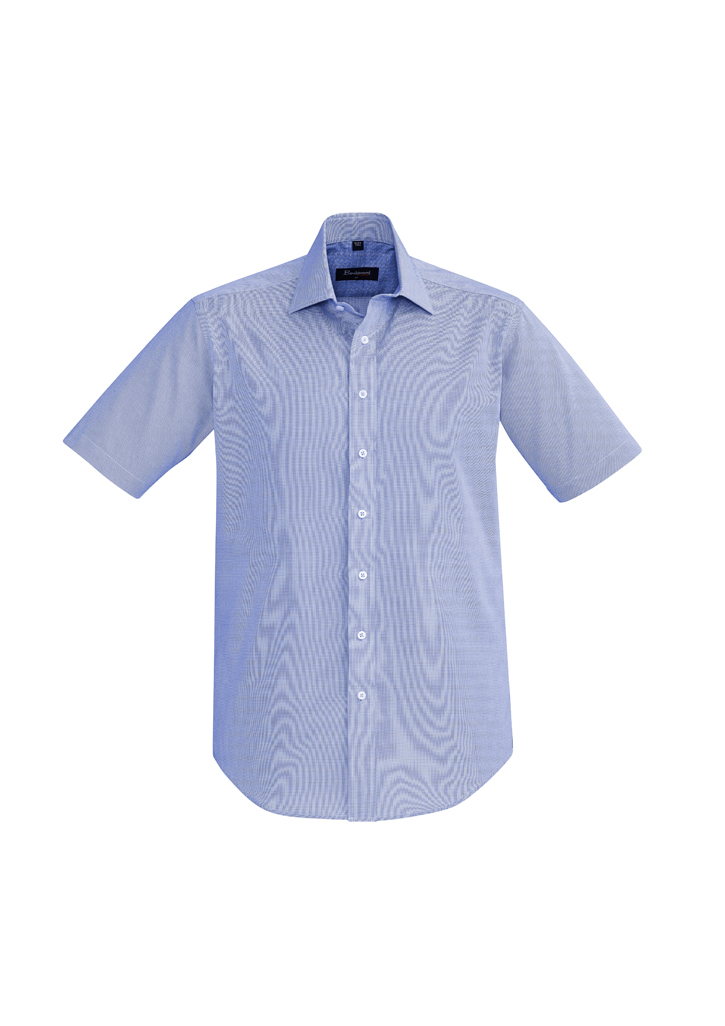 Biz Corporate Mens Hudson Short Sleeve Shirt-Biz Corporates