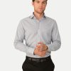 City Collection Shadow Check Business Shirt-City Collection