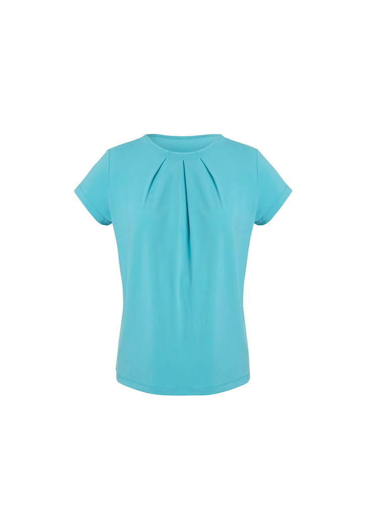 Biz Corporates Womens Blaise Short Sleeve Top-Biz Corporates