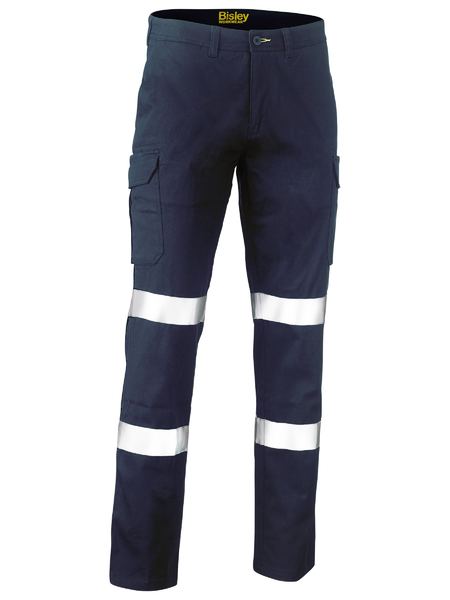 Bisley Taped Stretch Cotton Drill Cargo Pants-Bisley
