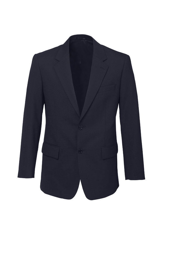 Biz Corporates Mens Comfort Wool Stretch 2 Button Classic Jacket-Biz Corporates