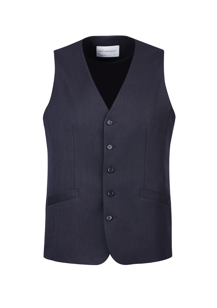 Biz Corporates Mens Cool Stretch Longline Vest-Biz Corporates