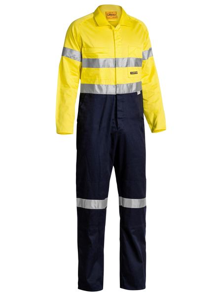 Bisley Taped Hi Vis Lightweight Coverall-Bisley