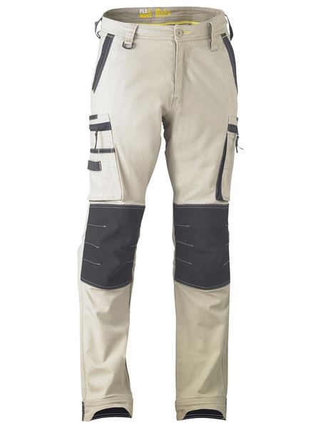 Bisley Flx And Move Stretch Utility Zip Cargo Pants-Bisley
