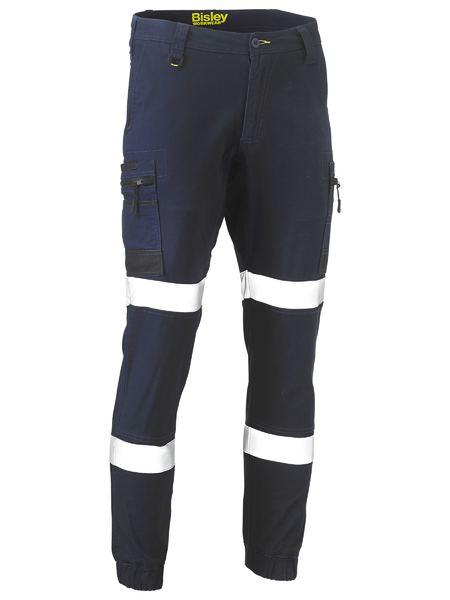 Bisley Flx And Move Taped Stretch Cargo Cuffed Pants-Bisley