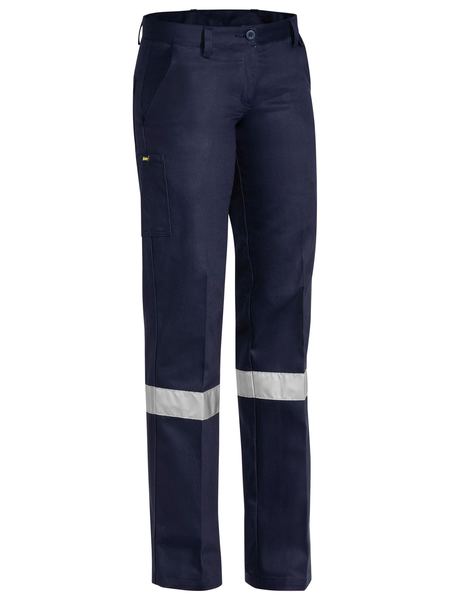 Bisley Women&#8216;s Taped Original Drill Work Pants-Bisley