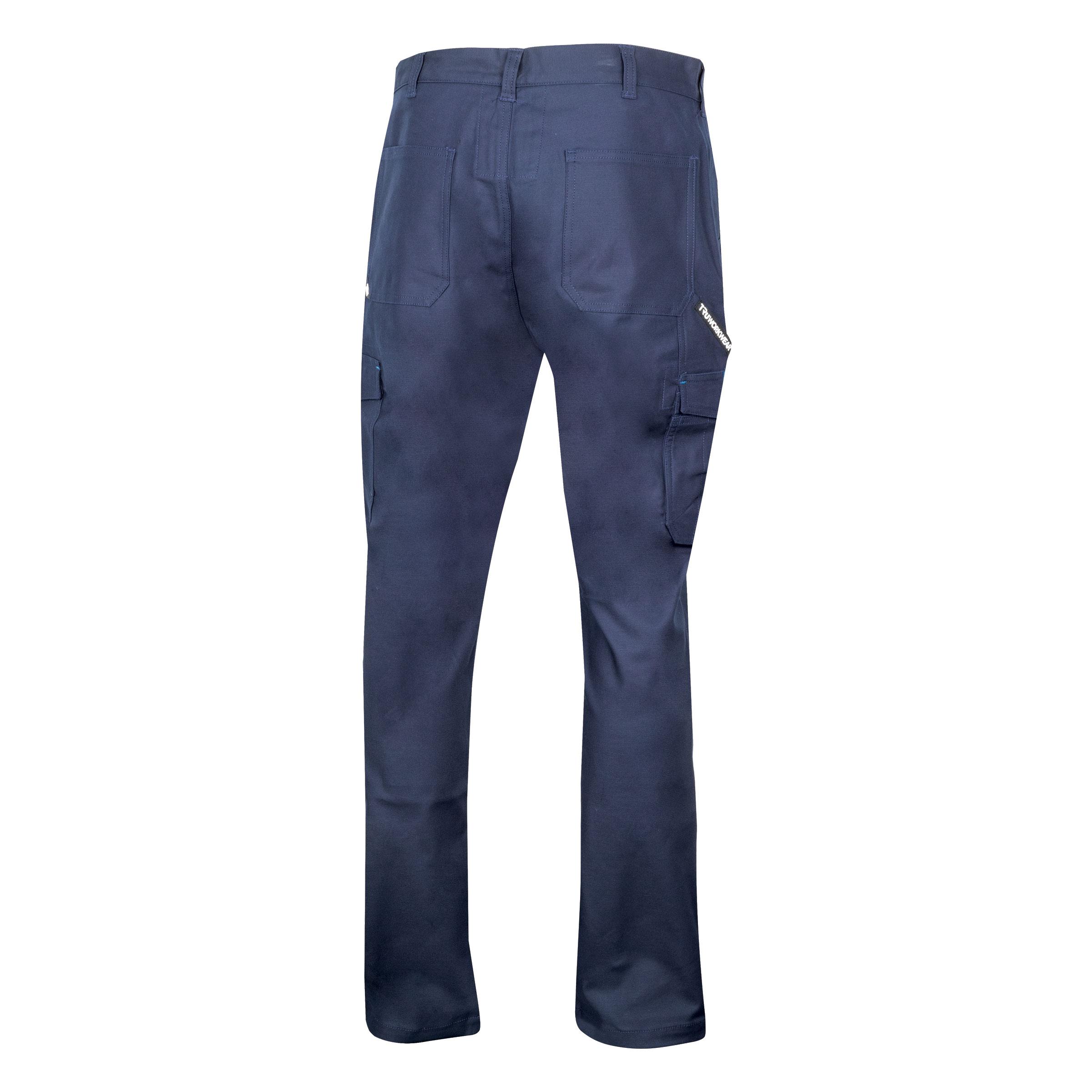 Tru Workwear Midweight Cotton Stretch Cargo Trousers-